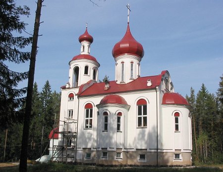 Барань (Борис. р-н), монастырь:  церковь св. Ксении Петербуржской